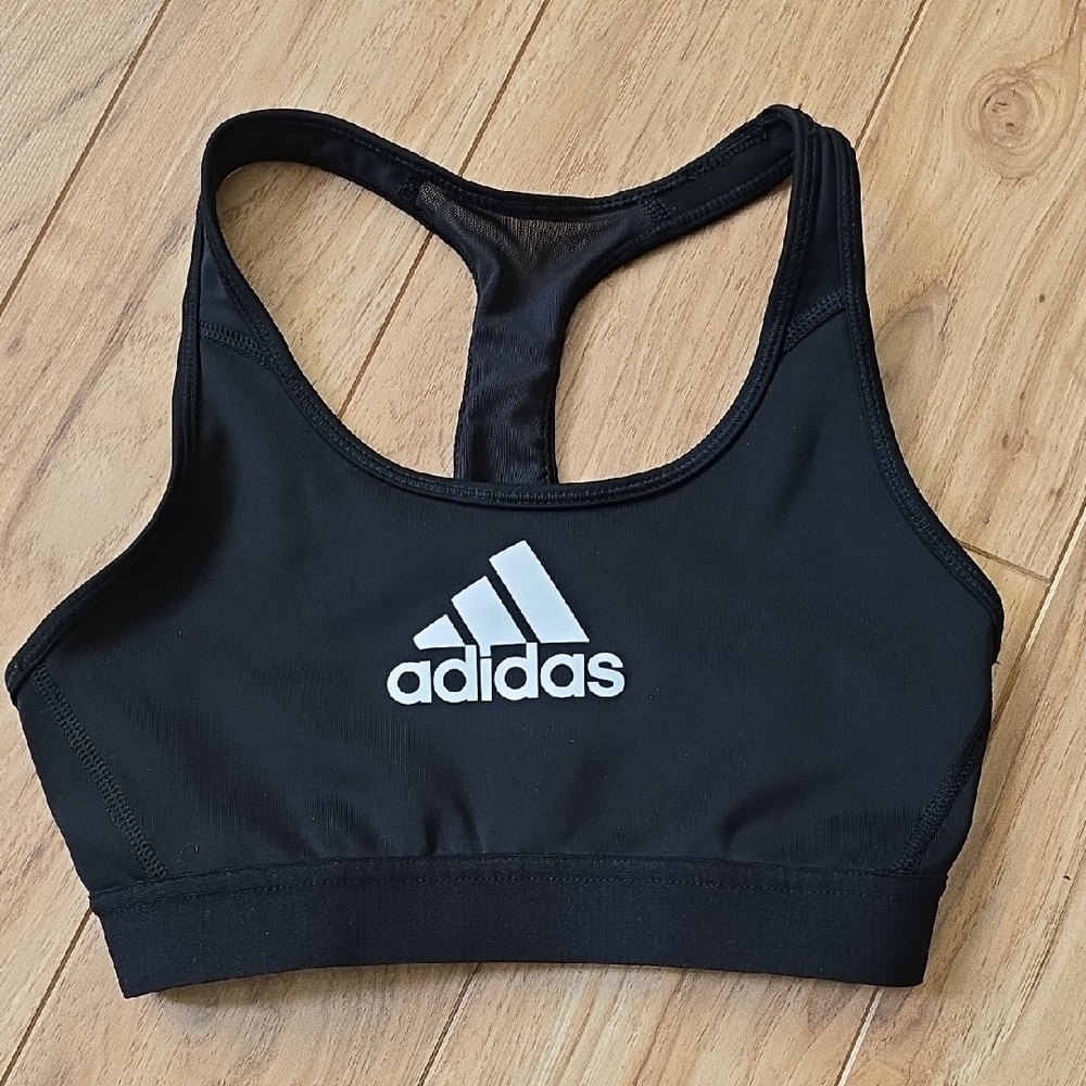 Adidas Black Swim Top Racerback Design